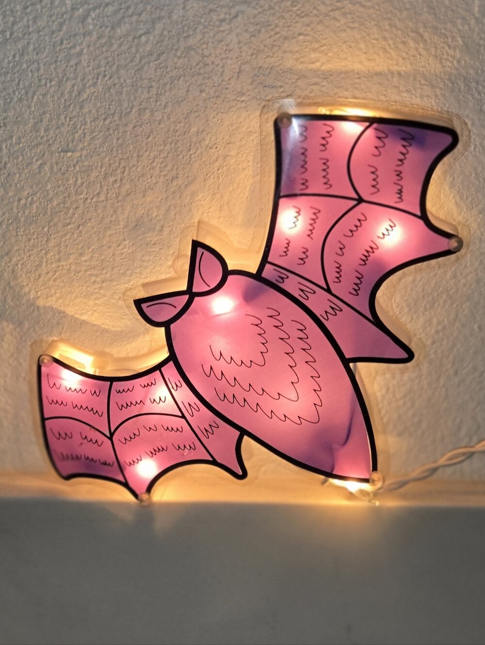 Bat light sculpture